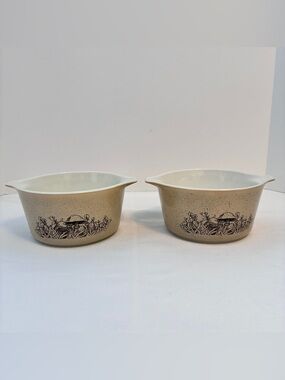 Pyrex Forest Fancies Mushroom 1L Casserole Dishes Bakeware 473.B